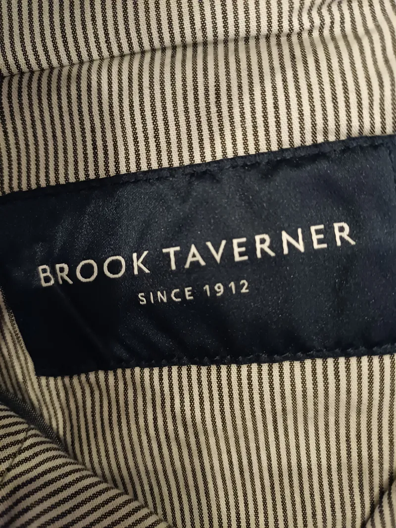 Brook Taverner Herren Stoffhose Business Grau Größe 44 4