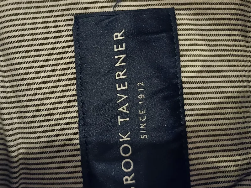 Brook Taverner Herren Business Stoffhose Gr. 44 Grau Baumwolle 3