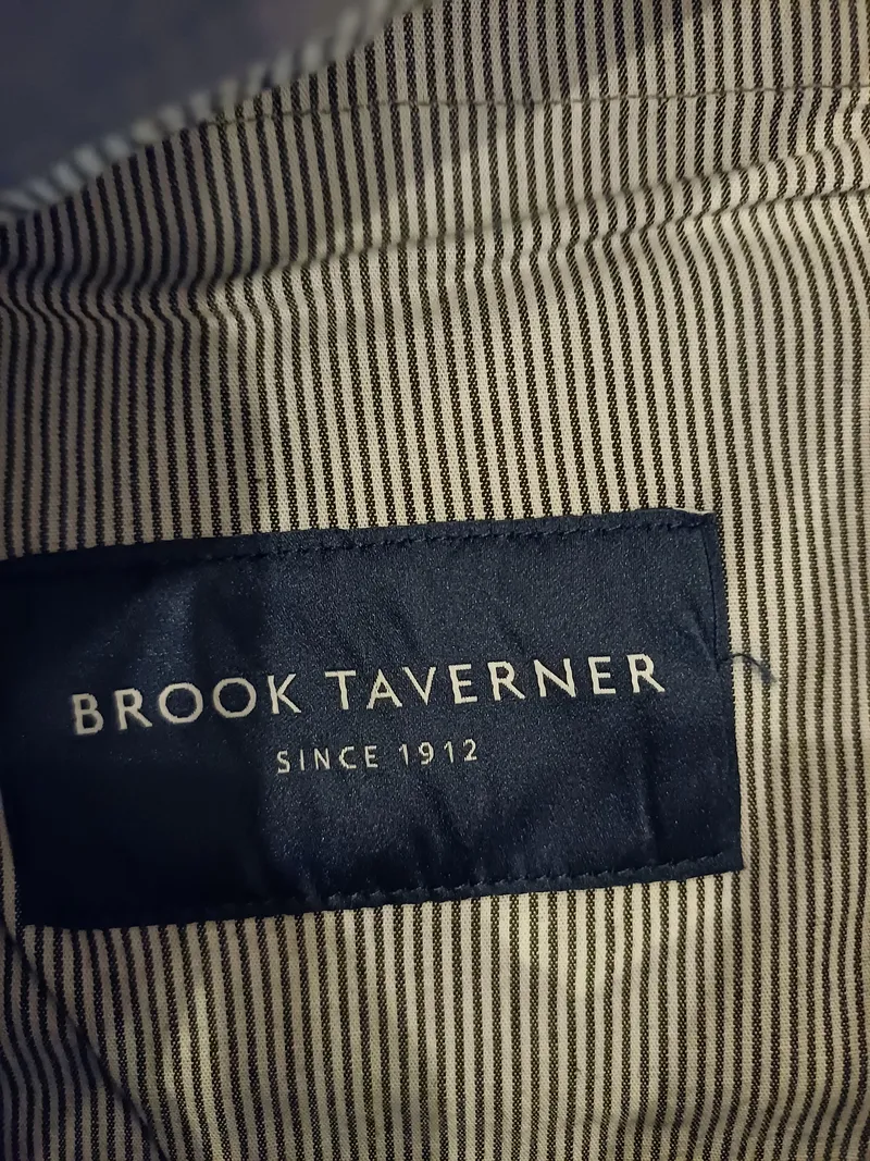 Brook Taverner Herren Business Stoffhose Gr. 44 Grau Baumwolle 4