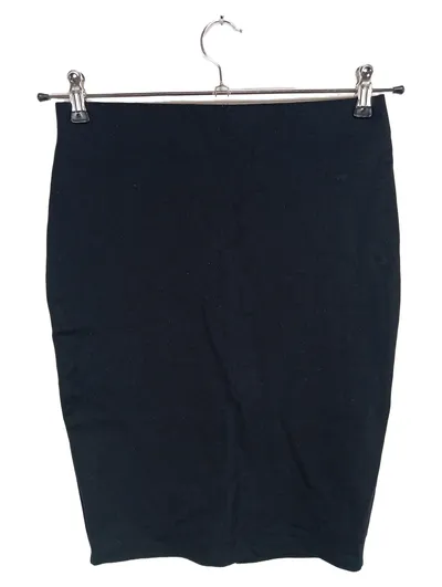 Mango MNG Bleistiftrock Damen Gr. M Schwarz Stretch Basic Rock