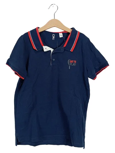 Okaïdi Poloshirt Jungen Gr. 152 Blau Tennis Out To Play Baumwolle