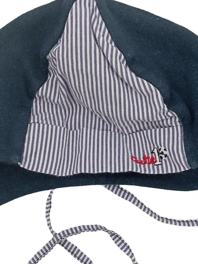 Maximo Baby Mütze Mädchen Jungen Baumwolle Blau Gestreift Gr. 19
