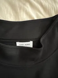 Gerry Weber Damen Langarmshirt Rollkragen Schwarz Gr. 46 Knopfdetail 5