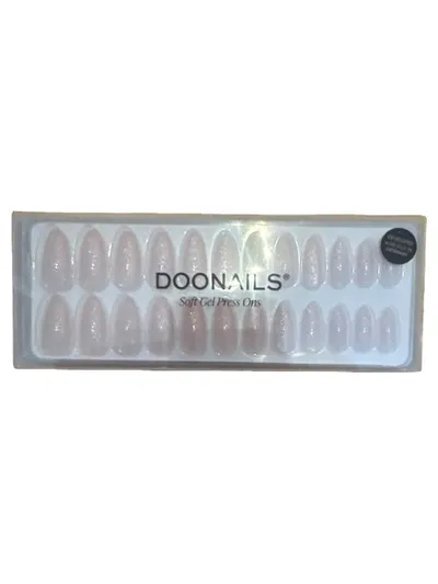 DOONAILS Soft Gel Press Ons Nagellack Rosa Kunstnägel