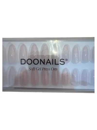 DOONAILS Soft Gel Press Ons Nagellack Rosa Kunstnägel