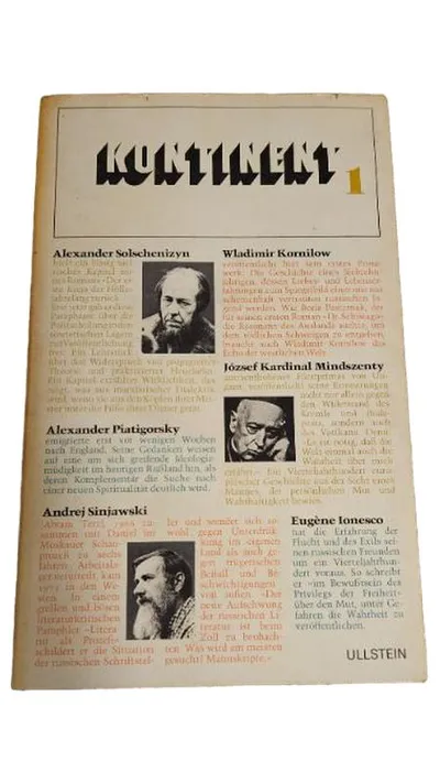 Kontinent Zeitschrift Geschichte Ullstein Ausgabe 1