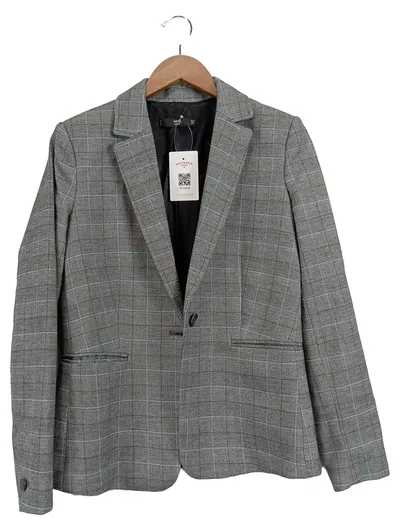 MNG Damen Business Blazer kariert Grau Gr. 38