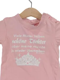 Anna & Philip T-Shirt Kurzarm Rosa Schriftzug Gr. 74 Baumwolle 3