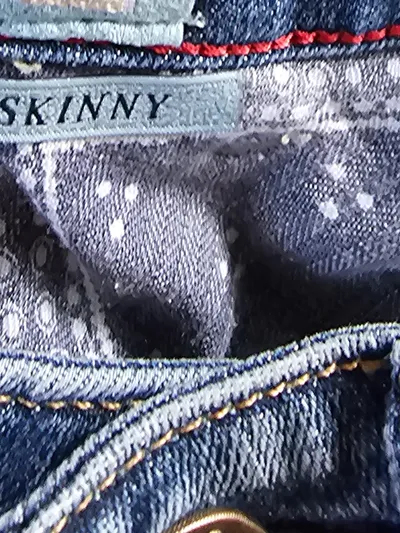 Replay Damen Skinny Jeans Blau W26 L32 Casual Baumwolle