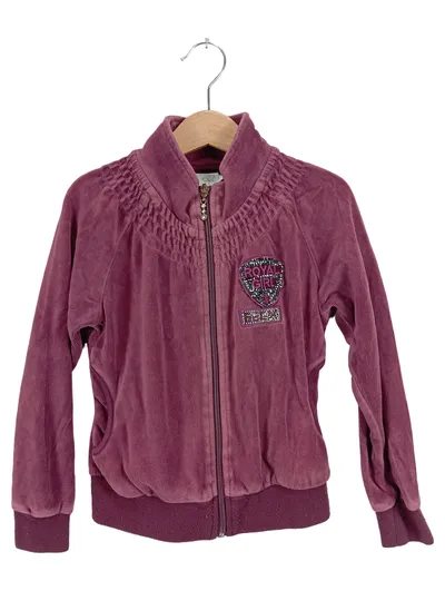 Geox Trainingsjacke Mädchen Gr. 104 Lila Sportlich Freizeit Strass
