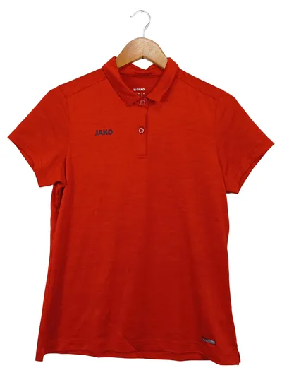 JAKO Damen Poloshirt Rot Gr. 38;M Sport Kurzarm Shirt