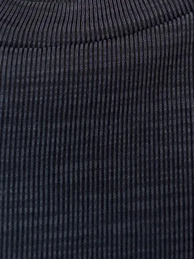 Nicole Miller Damen Freizeitkleid Gr. 34/XS Blau Casual Rippstrick