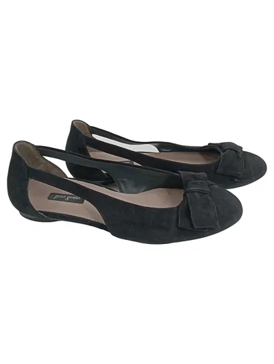 Paul Green Damen Ballerinas mit Schleife Schwarz Gr. 38 Feminin