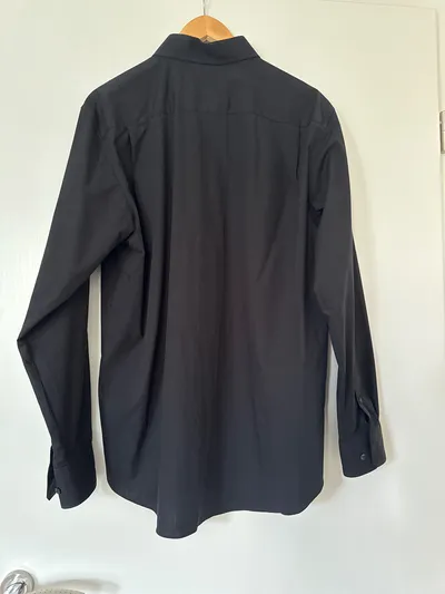 CANDA Herren Business Hemd Langarm Schwarz Gr. 42