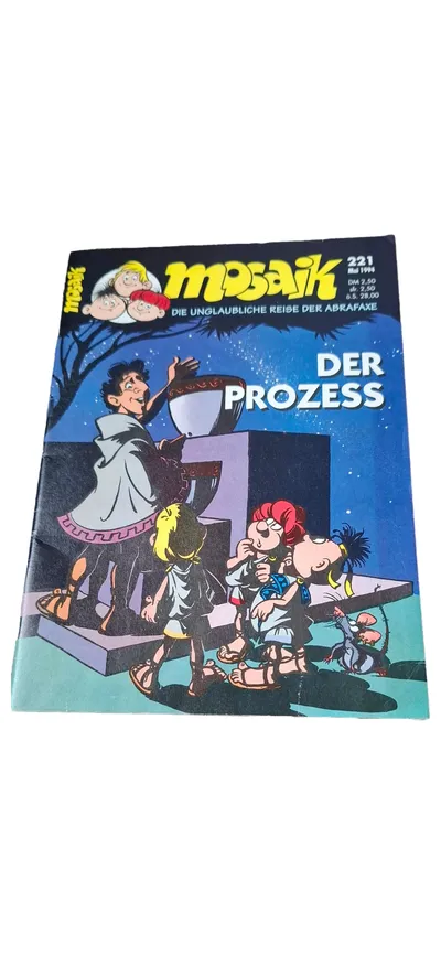 Mosaik 221 Mai 1994 Die Unglaubliche Reise Der Abrafaxe Der Prozess