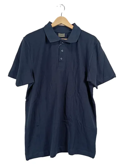 Promodoro Poloshirt Herren Gr. M Blau Navy Baumwolle Kurzarm Basic