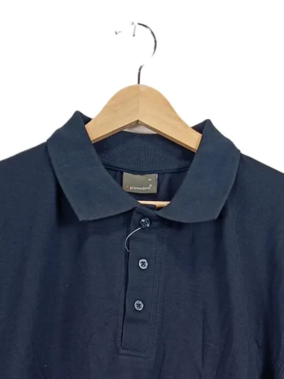 Promodoro Poloshirt Herren Gr. M Blau Navy Baumwolle Kurzarm Basic