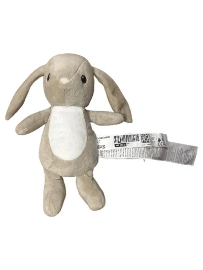 IKEA DVÄRGHARE Kuscheltier Hase Plüschtier Beige 22 cm Stofftier
