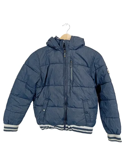 CrossWind Kinder Steppjacke Gr. 146/152 Blau Sportlich Outdoor