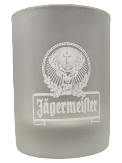 Jägermeister Schnapsglas Glas Grau Praktisch 50ml Shotglas