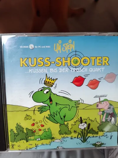 Uli Stein Kuss-Shooter PC MAC CD-ROM Fun Partyspiel Küssen Frosch