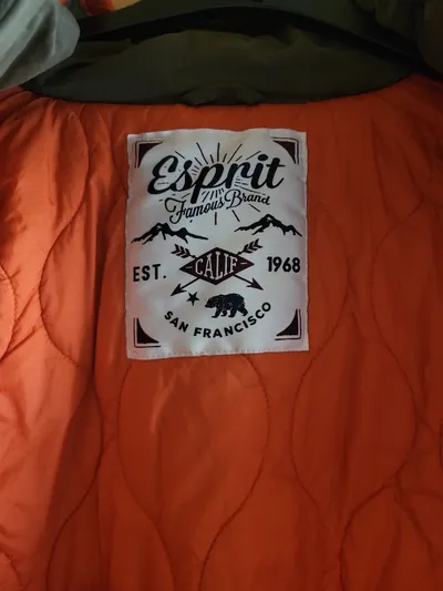 Esprit Herren Parka Outdoor Jacke Gr. 46/S Oliv