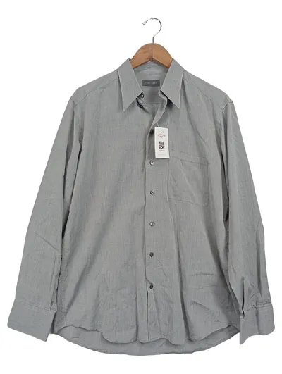 toni gard Herren Business Hemd Gr. 39/48 M Grau Langarm