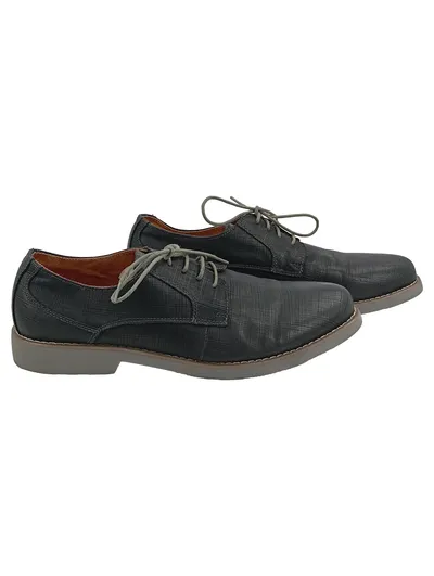 Steve Madden Herren Schnürschuhe Business Strukturmuster Schwarz Gr. 42