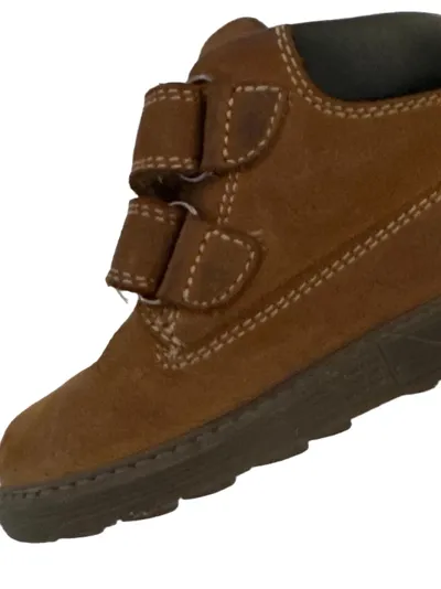Geox Kinder Stiefelette Gr. 21 Braun Casual Schuhe Klettverschluss