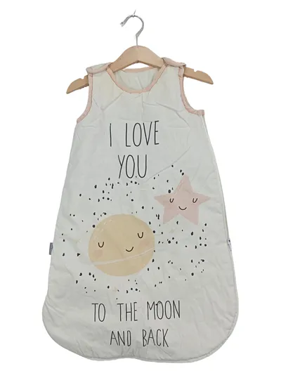 NAF NAF Baby Schlafsack I Love You To The Moon And Back Gr. 62 Beige