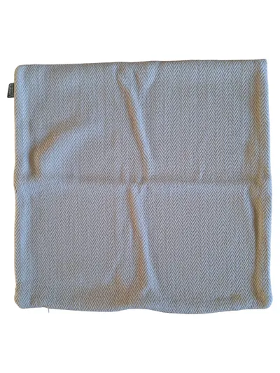 Linum Elements Kissenbezug Beige Fischgrätenmuster Klassisch
