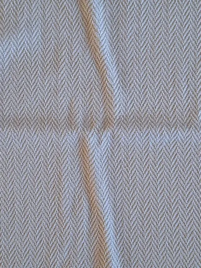 Linum Elements Kissenbezug Beige Fischgrätenmuster Klassisch