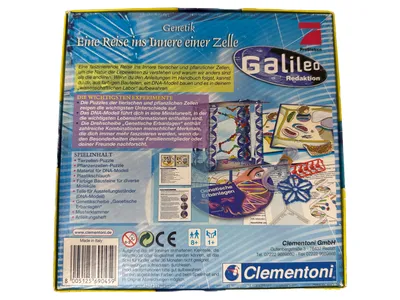 Clementoni Galileo Genetik Experimentierkasten Reise ins Innere einer Zelle DNA