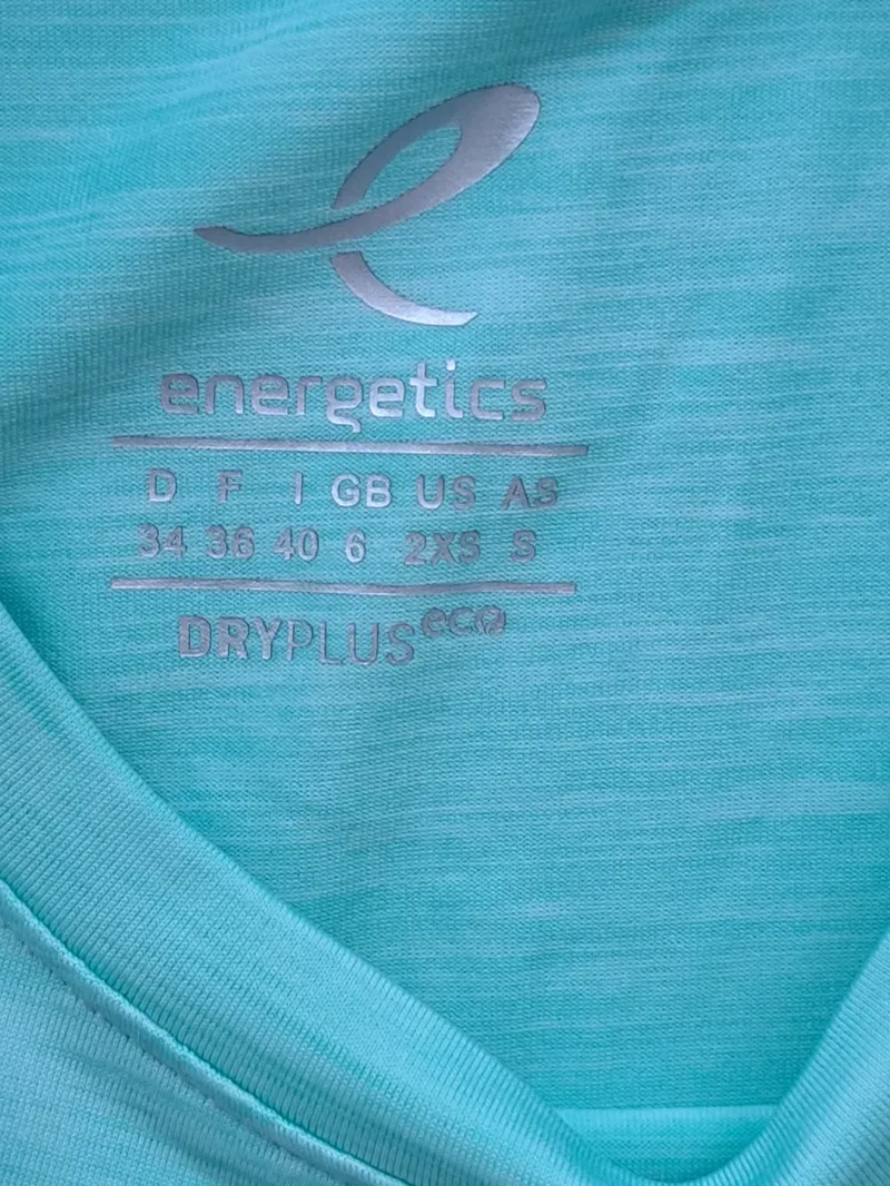 Energetics Damen Sport Shirt Türkis Größe 34/XS 5