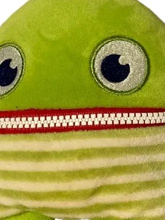 Sorgenfresser Monster Kuscheltier Plüschfigur Grün 23 cm
