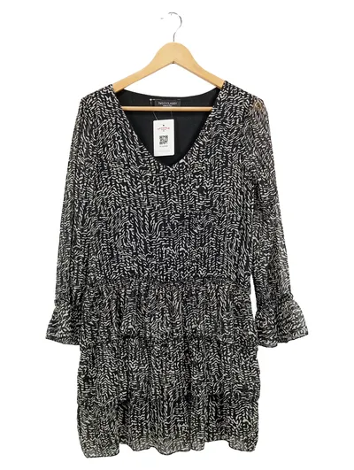 SASSYCLASSY Freizeitkleid Damen 38/M Mehrfarbig Feminin Abstrakt