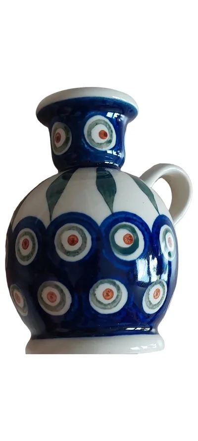 Wedgwood Vintage Krug Keramik Blau 500ml Handbemalt Vase Kanne