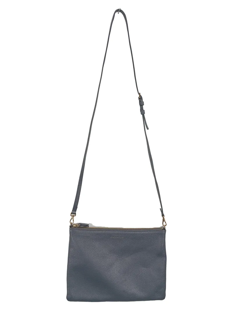 Coccinelle Umhängetasche Damen Blau Leder Casual 26x20 cm 1