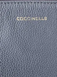 Coccinelle Umhängetasche Damen Blau Leder Casual 26x20 cm 5