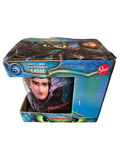 Stor Kindertasse Drachenzähmen leicht gemacht Tasse Mehrfarbig Drache 325ml