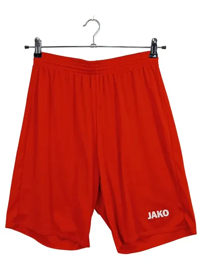 JAKO Sport Shorts Herren Rot L Polyester Logo Print Training Hose
