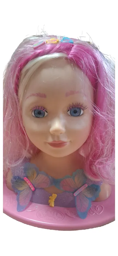 BABY born Stylingkopf Schminkkopf Kinder bunte Haare