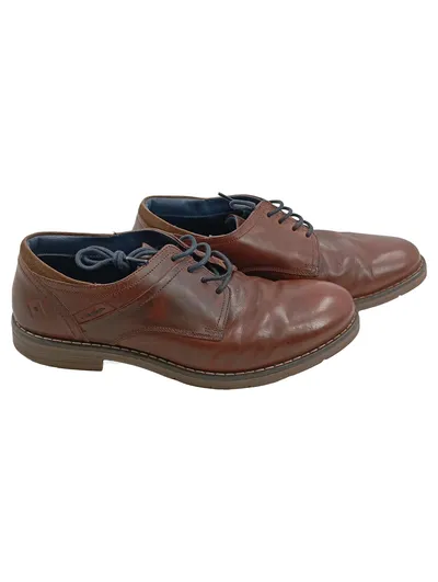 Drievholt Herren Schnürschuhe Leder Business Braun Gr. 40 Klassisch