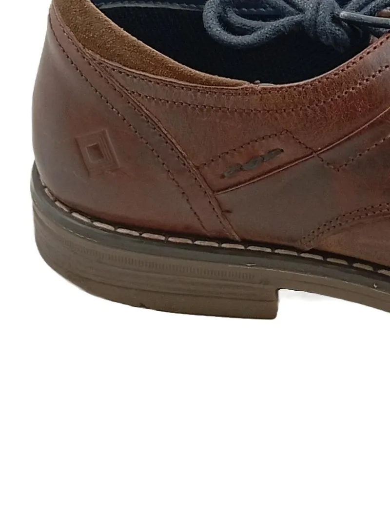 Drievholt Herren Schnürschuhe Leder Business Braun Gr. 40 Klassisch 2