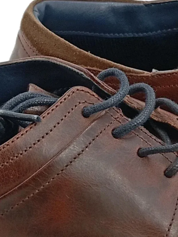 Drievholt Herren Schnürschuhe Leder Business Braun Gr. 40 Klassisch 3