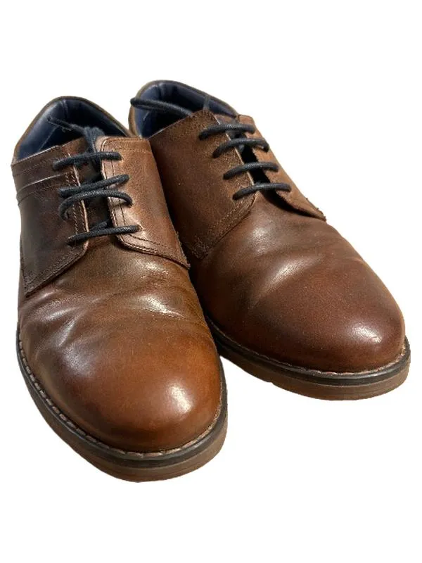 Drievholt Herren Schnürschuhe Leder Business Braun Gr. 40 Klassisch 5