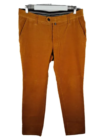 CLUB OF COMFORT Herren Cordhose Gr. 52 Orange Baumwolle Klassisch
