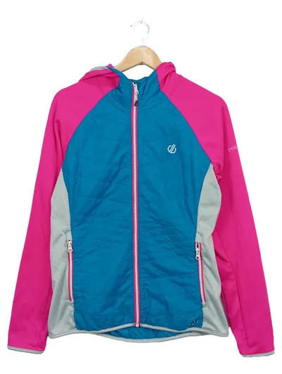 Dare 2b Damen Outdoorjacke Gr. 40/L Pink Blau Hybrid Kapuze