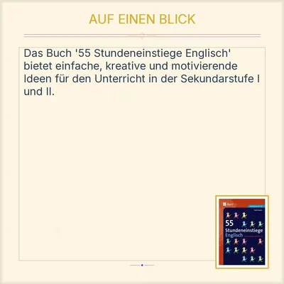 55 Stundeneinstiege Englisch Buch Heidi Anders Auer Verlag Sekundarstufe