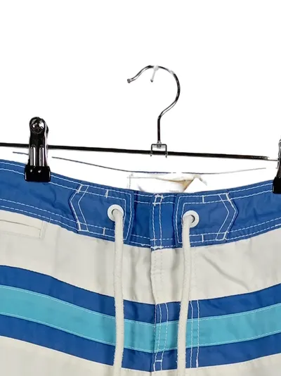 Hollister Herren Badeshorts Boardshorts Gr. M Blau Gestreift